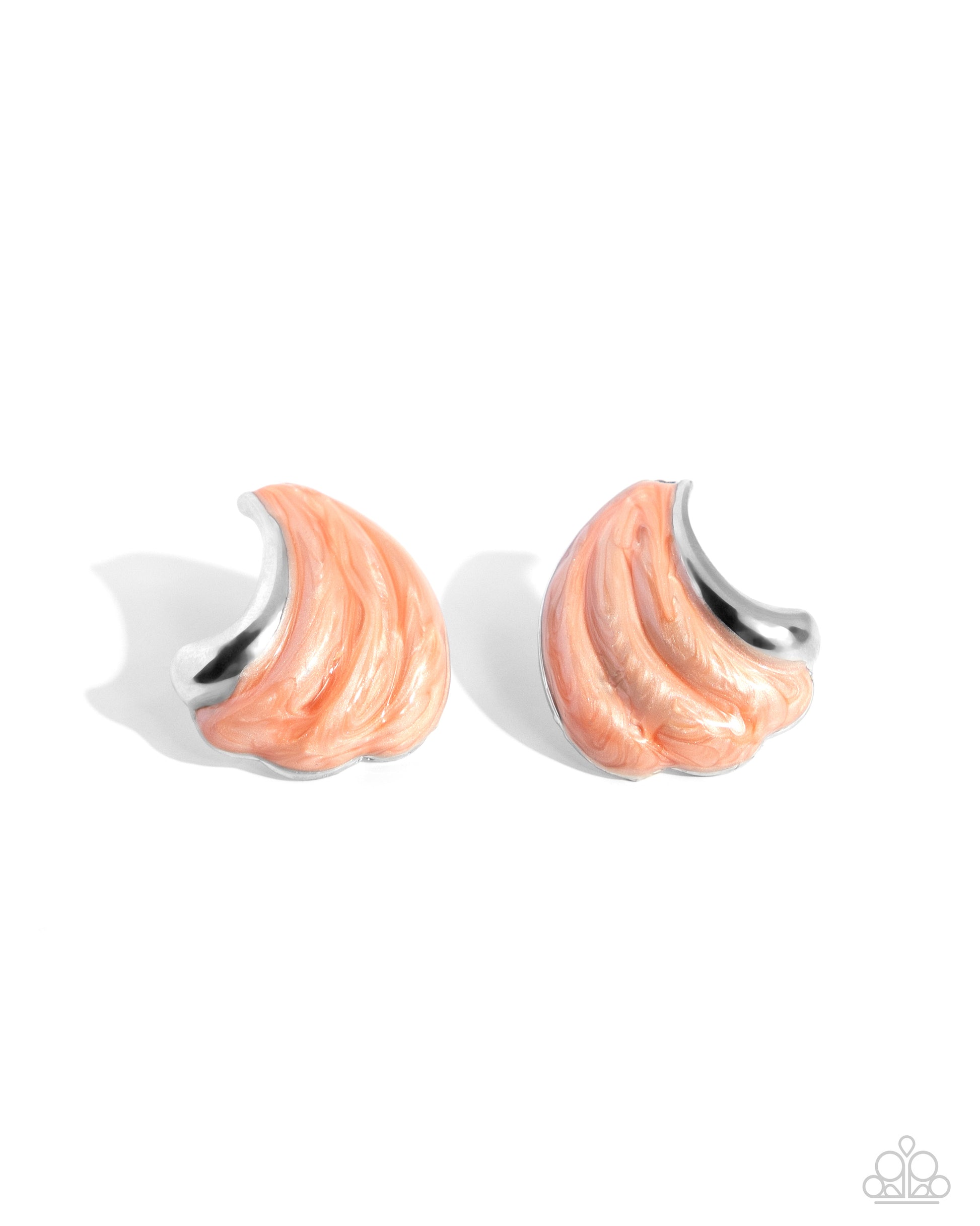 Whimsical Waves Orange Earrings - Jewelry by Bretta