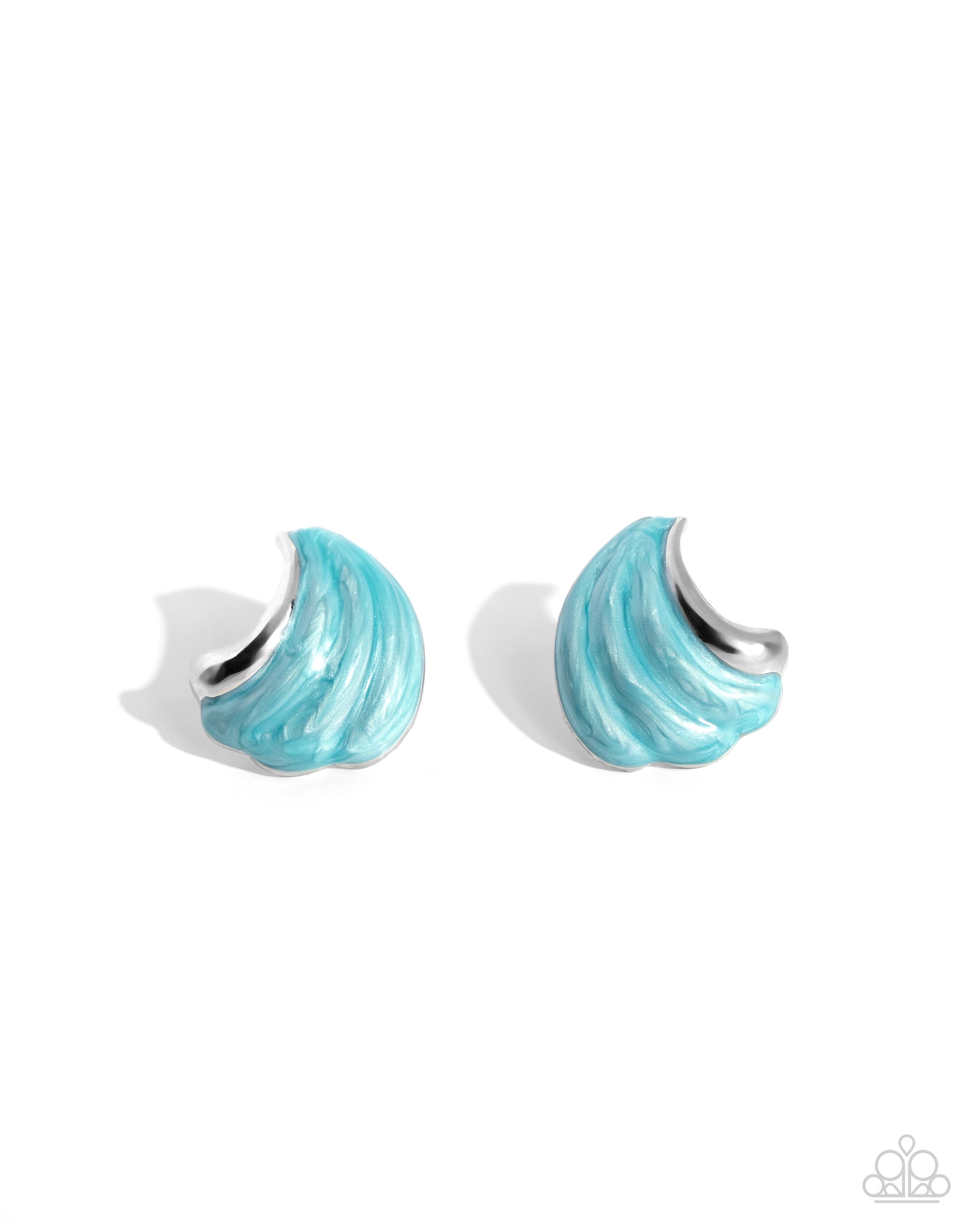 Whimsical Waves Blue Earrings - Jewelry by Bretta
