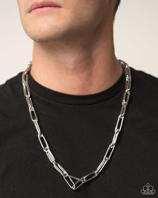 Paperclip Power Silver Necklace - Jewelry by Bretta
