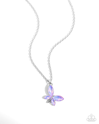 Aerial Aria Purple Butterfly Necklace - Jewelry by Bretta