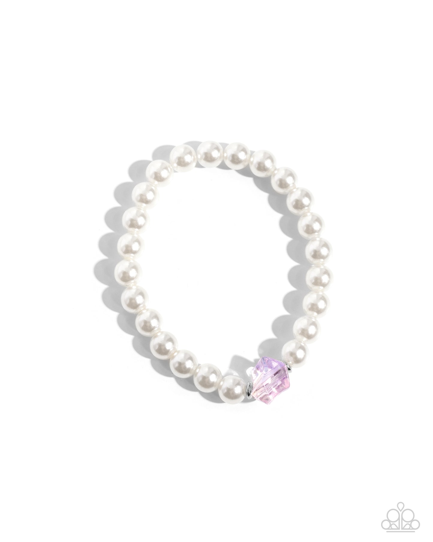 Cubed Charm Purple Bracelet  - Jewelry by Bretta