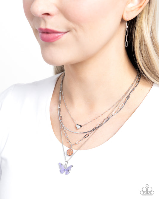 Whimsical Wardrobe Purple Butterfly Necklace - Jewelry by Bretta
