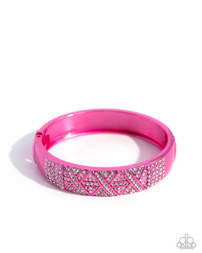 Refulgent Rebel Pink Bracelet - Jewelry by Bretta 