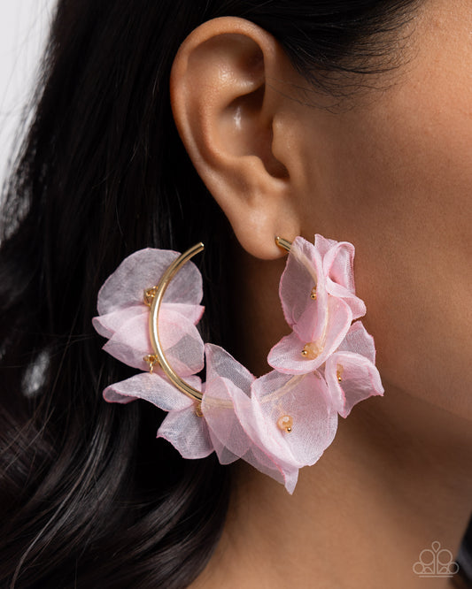 Petaled Pageant Gold Earrings - Jewelry by Bretta