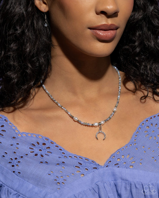 Trendy Trenchant Silver Necklace - Jewelry by Bretta