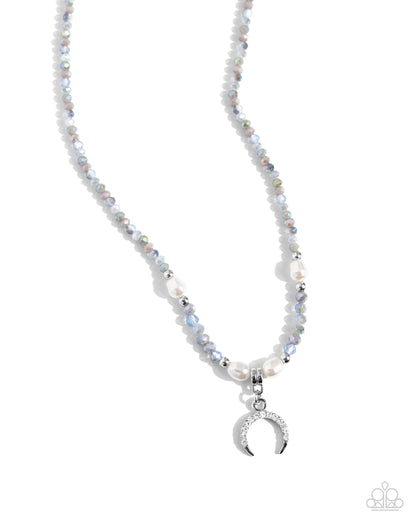 Trendy Trenchant Silver Necklace - Jewelry by Bretta