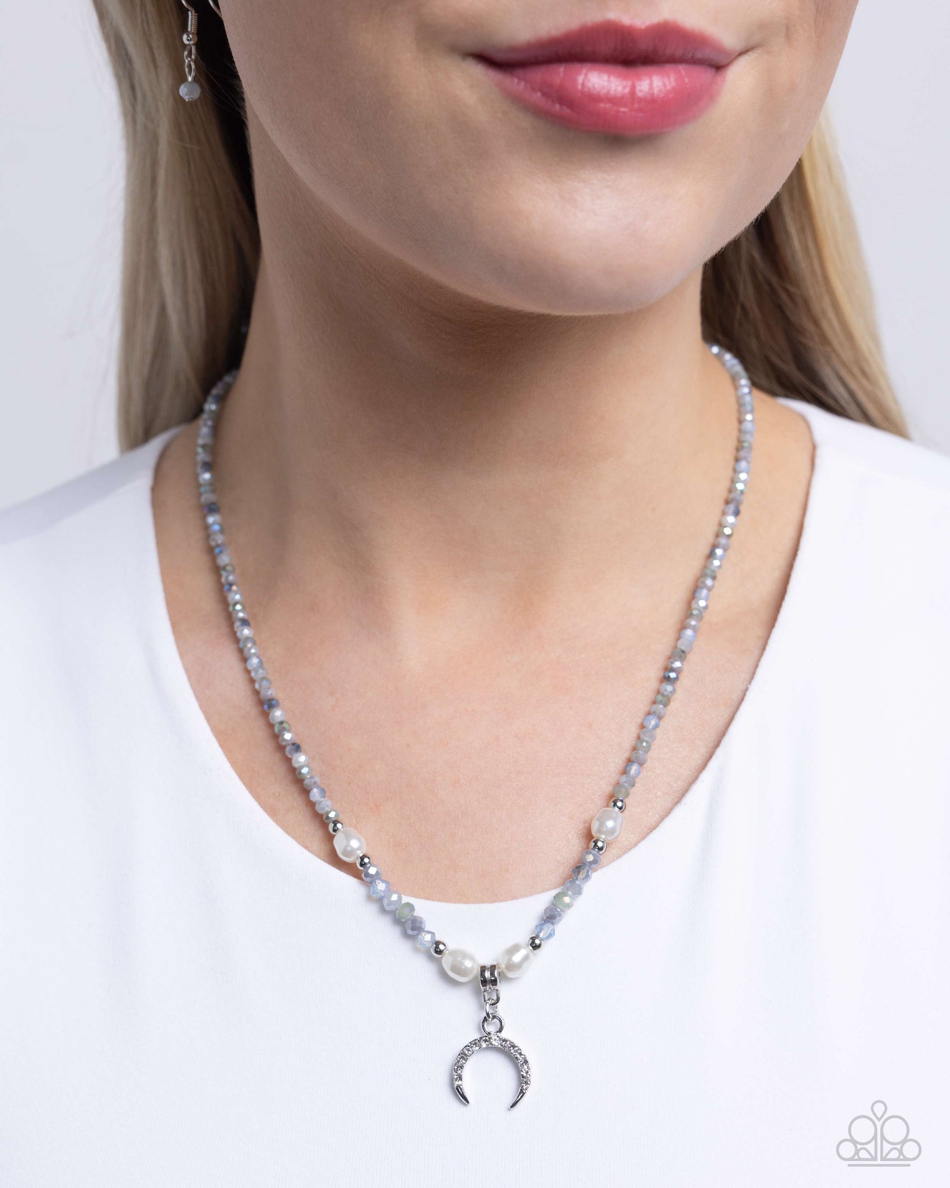 Trendy Trenchant Silver Necklace - Jewelry by Bretta