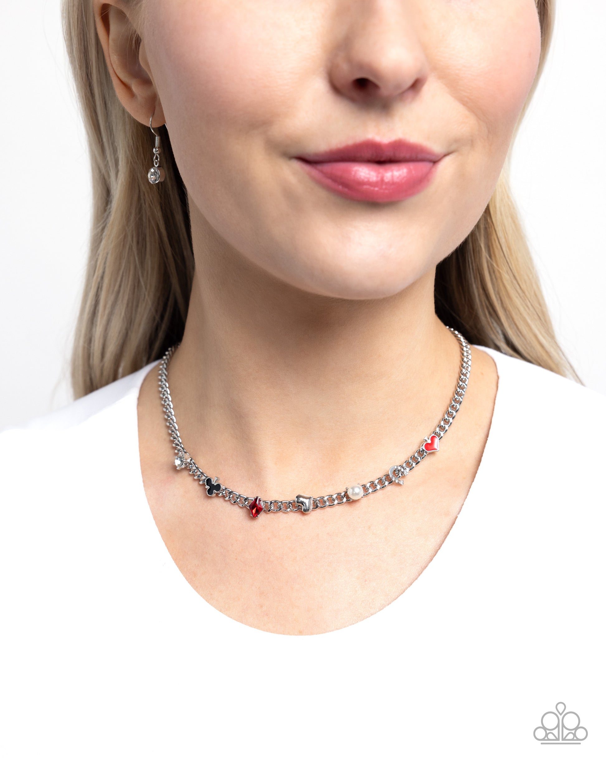 Vegas Vault Red Necklace  - Jewelry by Bretta