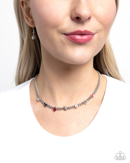 Vegas Vault Red Necklace  - Jewelry by Bretta