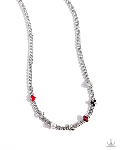 Vegas Vault Red Necklace  - Jewelry by Bretta