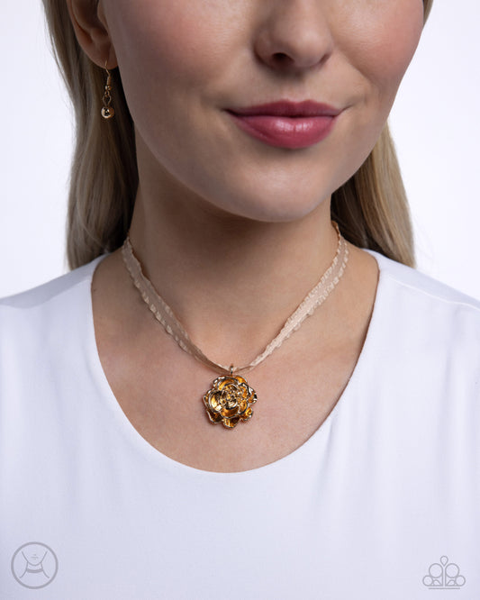 Seize the Spring Gold Necklace - Jewelry by Bretta