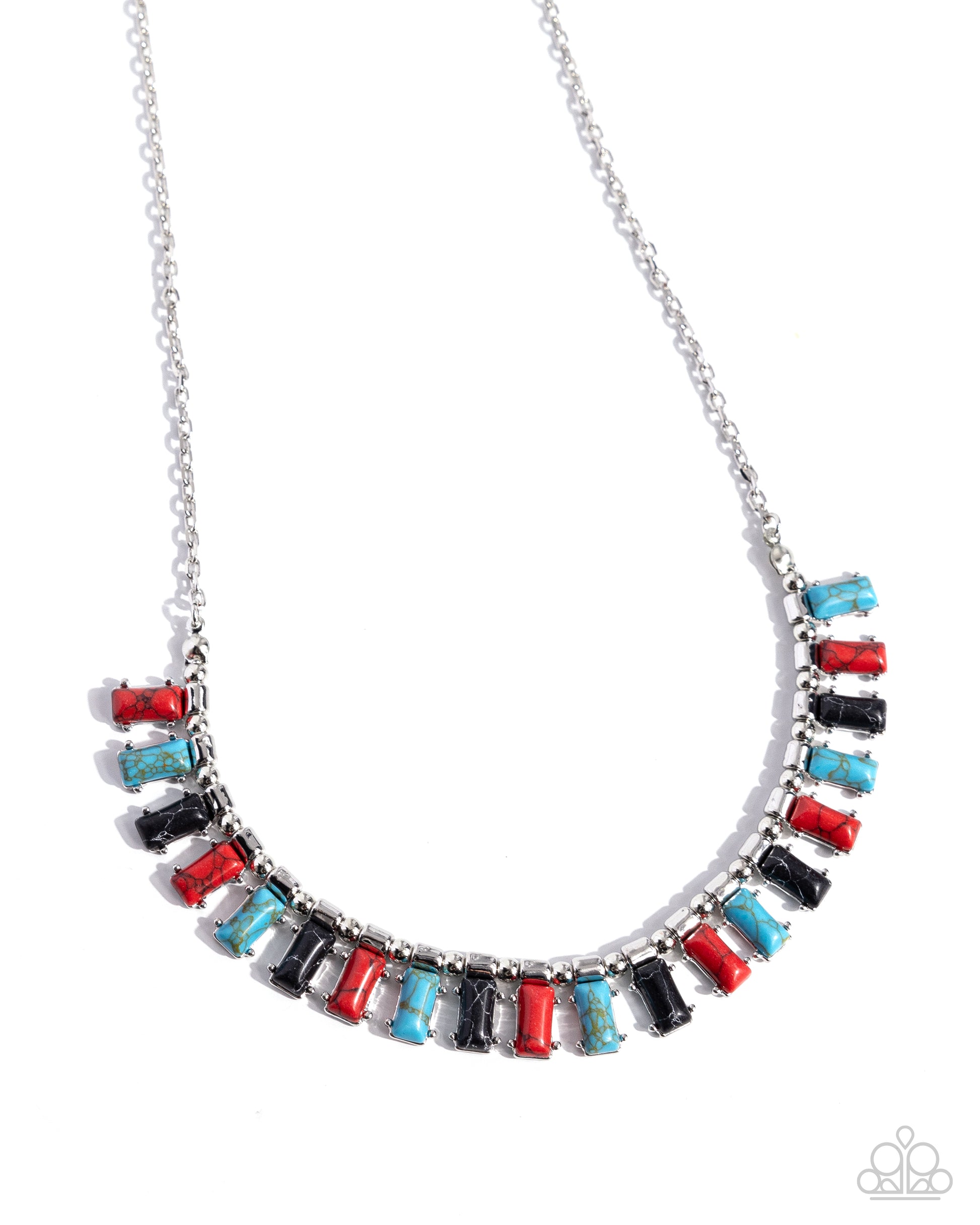 Stony Shimmer Red necklace - Jewelry by Bretta