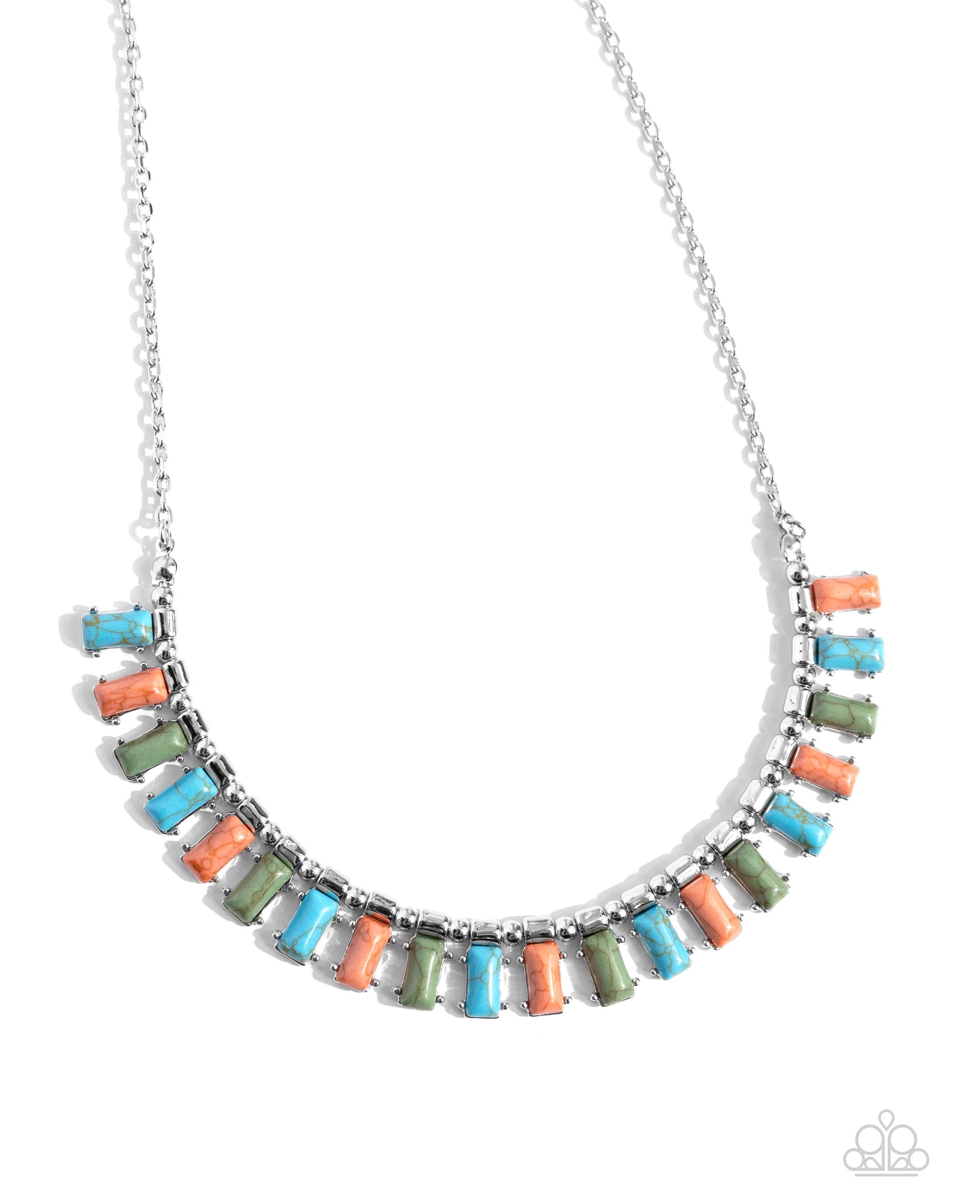 Stony Shimmer Blue Necklace - Jewelry by Bretta