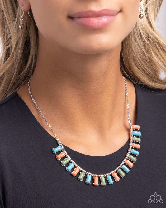 Stony Shimmer Blue Necklace - Jewelry by Bretta