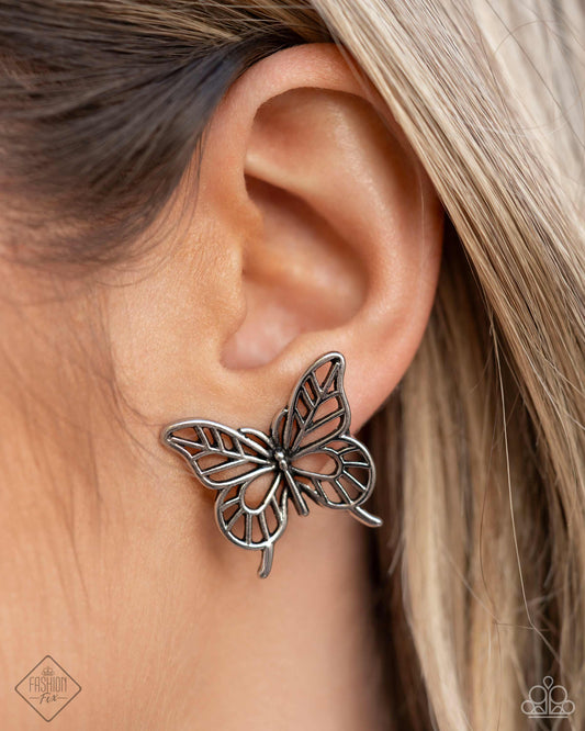 High and FLIGHTY Silver Earrings  - Jewelry by Bretta