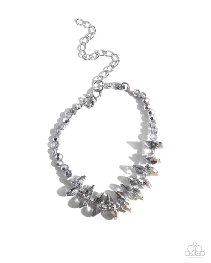 Flickering Facade Silver Bracelet - Jewelry by Bretta