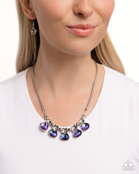 Teardrop Tribute Purple Necklace - Jewelry by Bretta