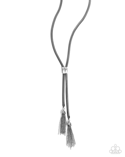 Tassel Thrill Black Necklace - Jewelry by Bretta