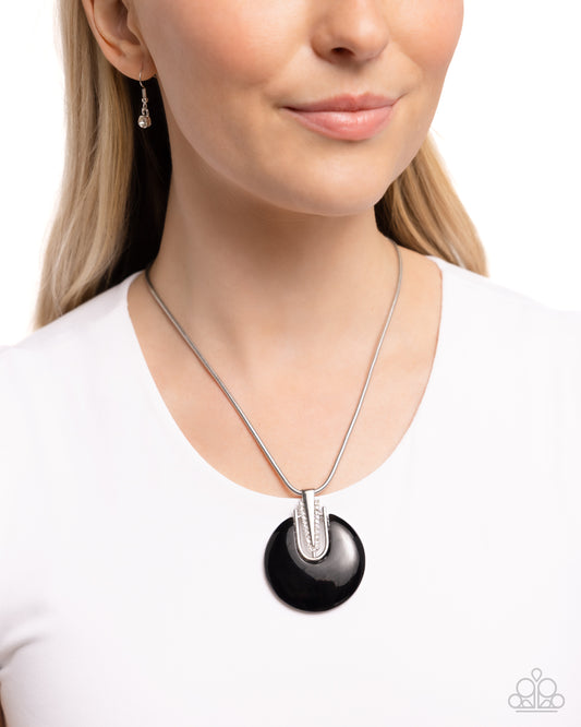 Cutting Charm Black Necklace - Jewelry by Bretta