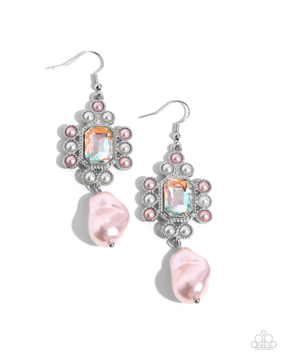 Raving Review Pink Earrings - Jewelry by Bretta