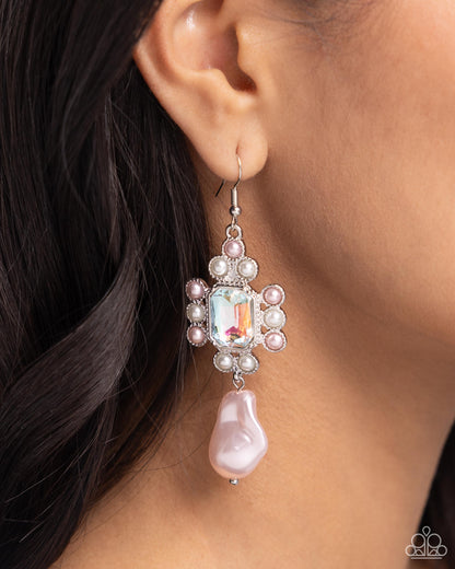 Raving Review Pink Earrings - Jewelry by Bretta