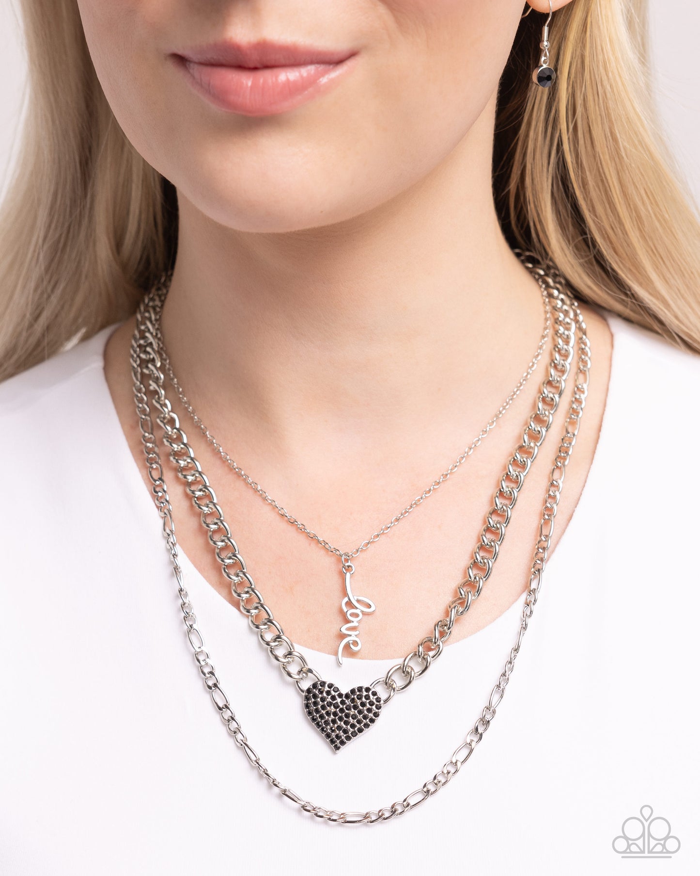 Luxurious Love Black Necklace - Jewelry by Bretta