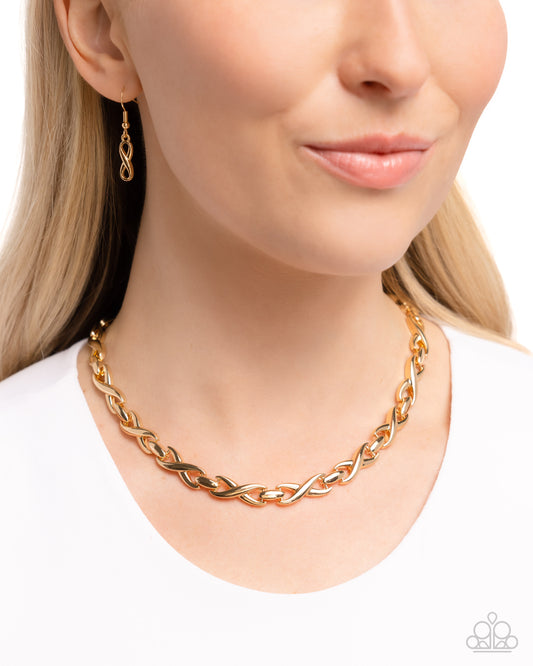 Infinite Influence Gold Necklace - Jewelry by Bretta