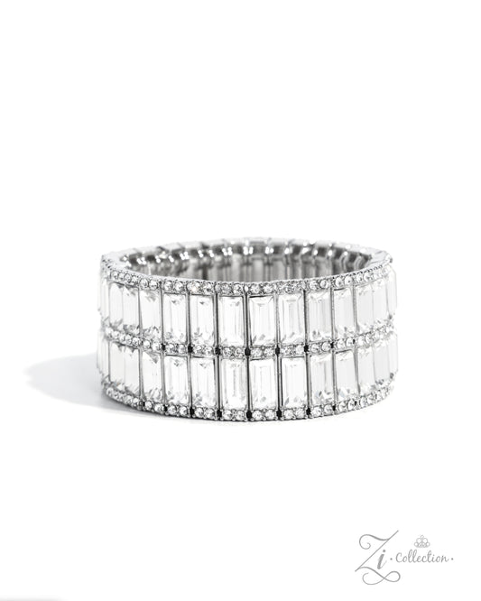Ambitious Arrangement White Zi Collection Bracelet - Jewelry by Bretta