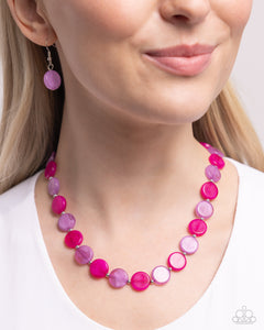 Bright Backdrop Purple Necklace - Jewelry by Bretta