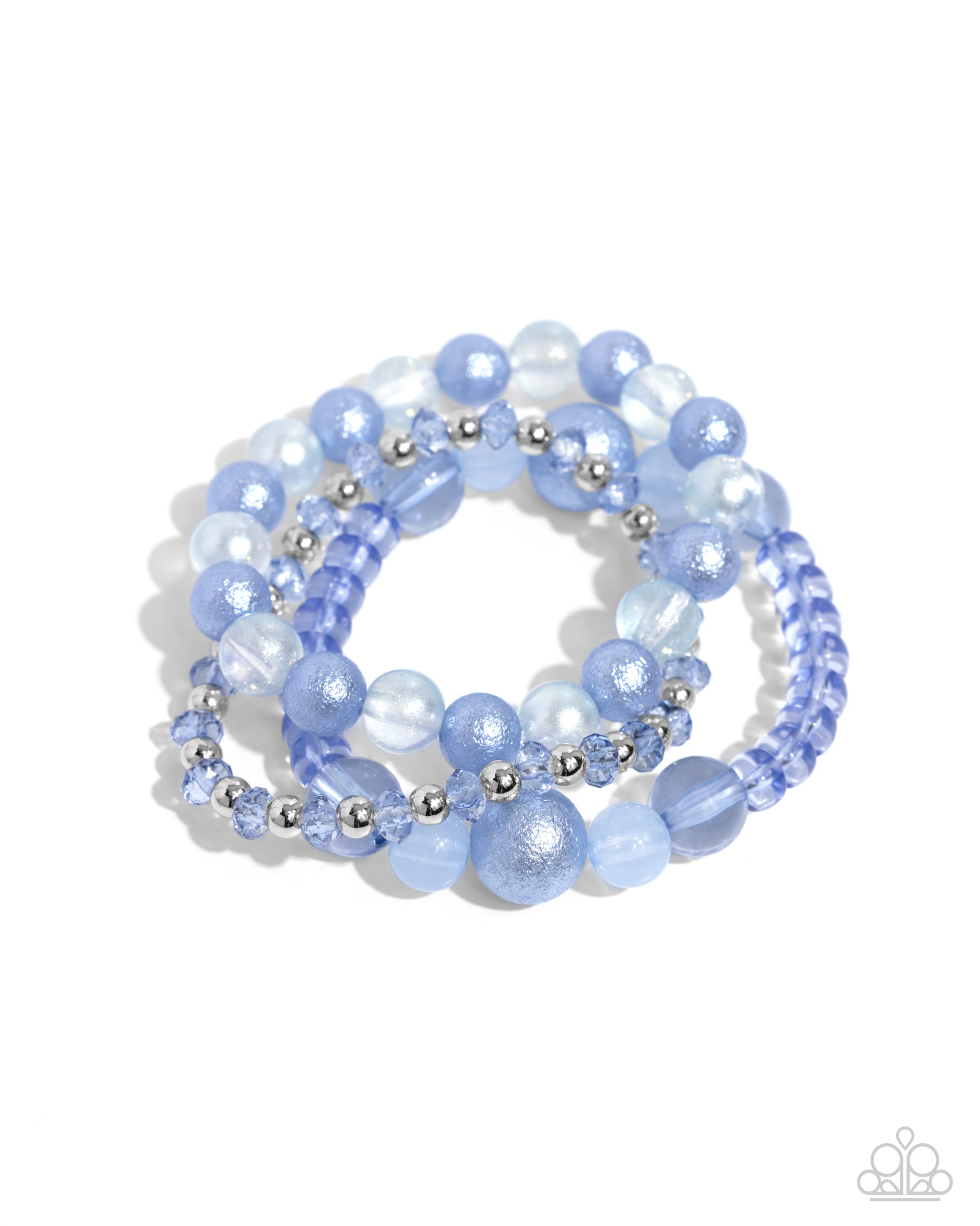 Shattered Stack Blue Bracelet - Jewelry by Bretta