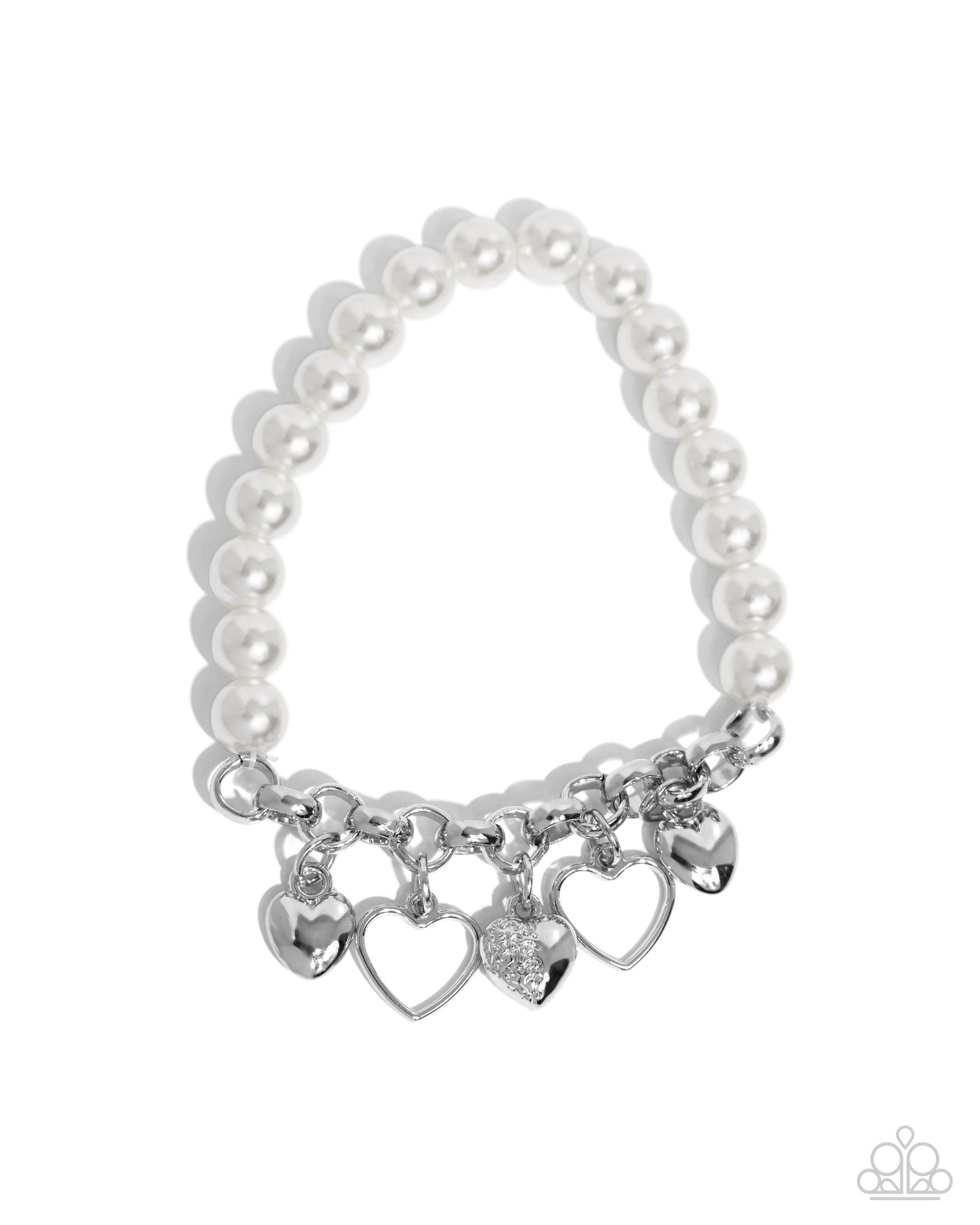 Charming Candidate White Bracelet - Jewelry by Bretta