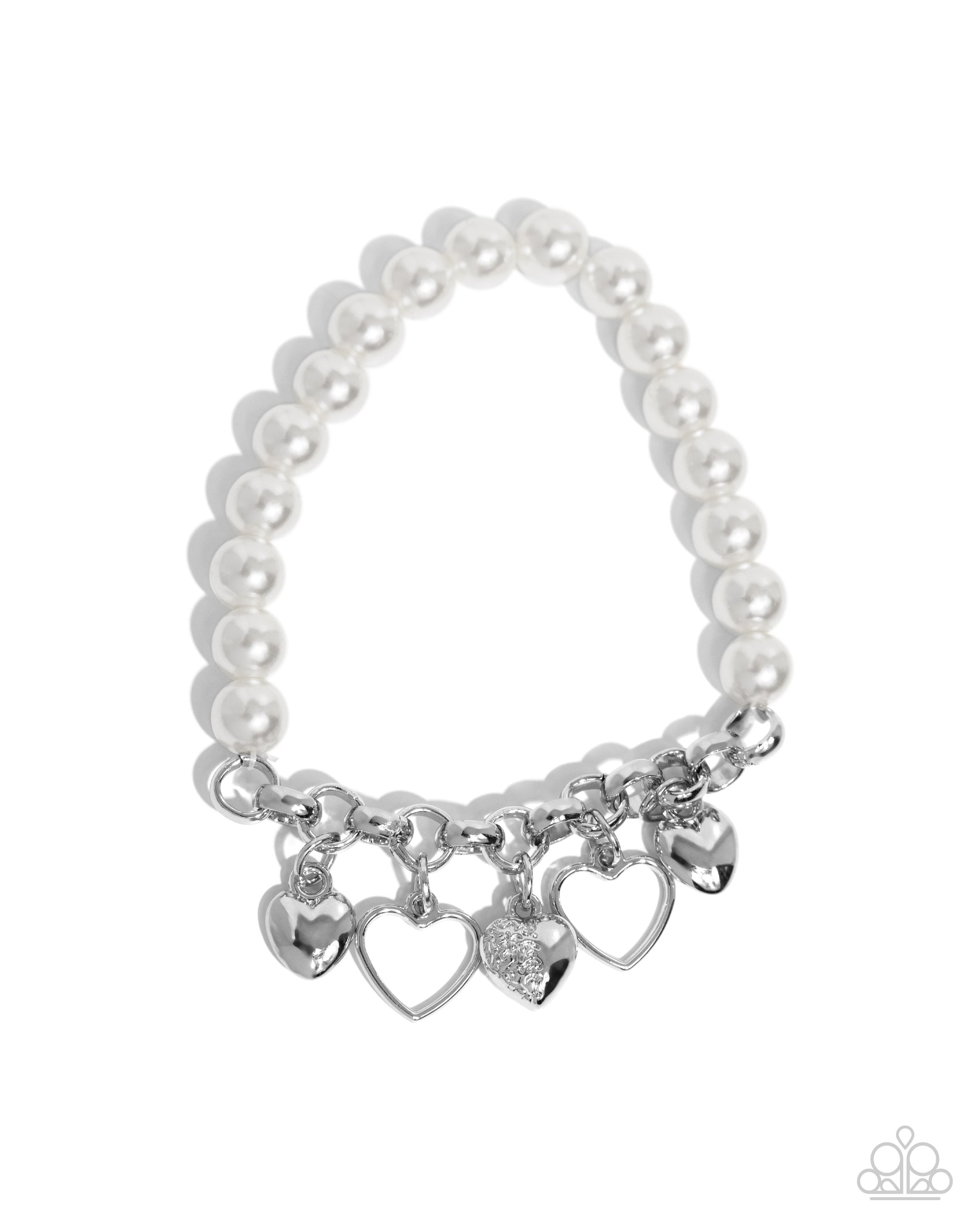Charming Candidate White Bracelet - Jewelry by Bretta