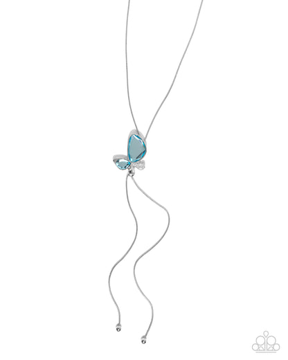 Focused Flutter Blue Necklace - Jewelry by Bretta