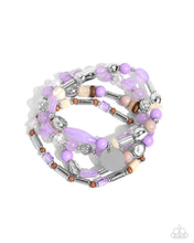 Cloudy Chic Purple Bracelets  - Jewelry by Bretta