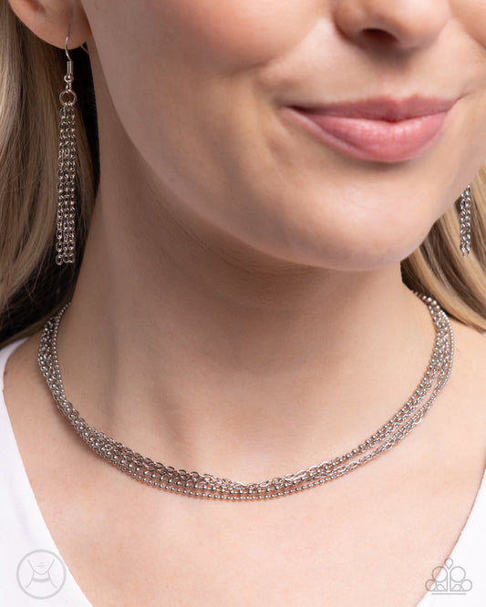 Industrial Independence Silver Necklace - Jewelry by Bretta
