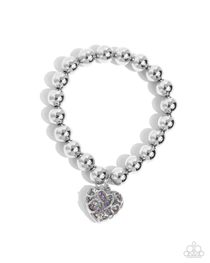 Fleeting Filigree Purple Heart Bracelet - Jewelry by Bretta