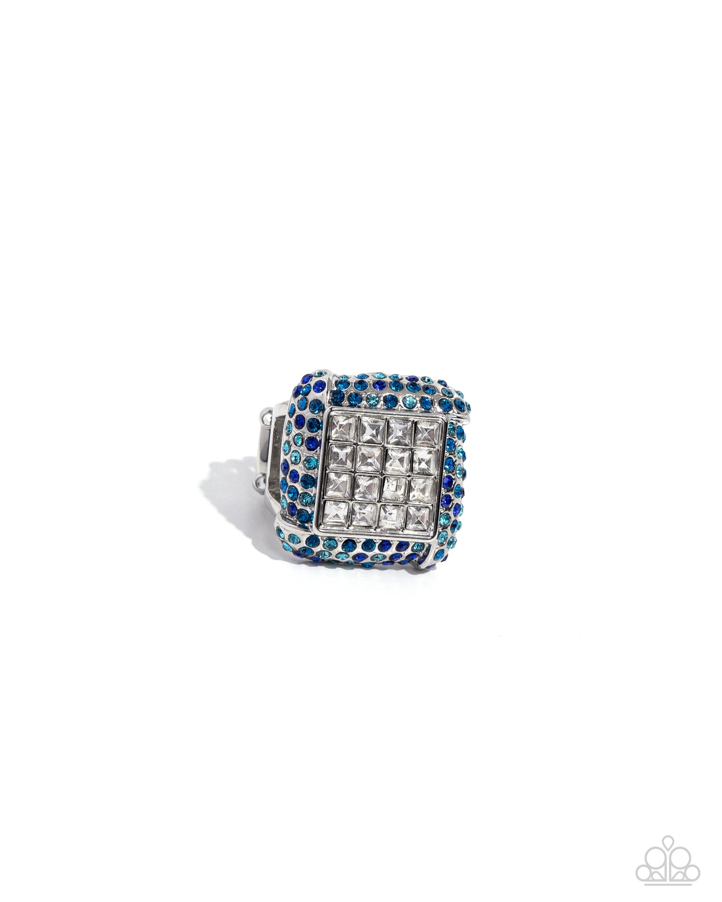 Medium SQUARE Blue Ring - Jewelry by Bretta