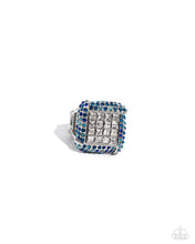 Medium SQUARE Blue Ring - Jewelry by Bretta