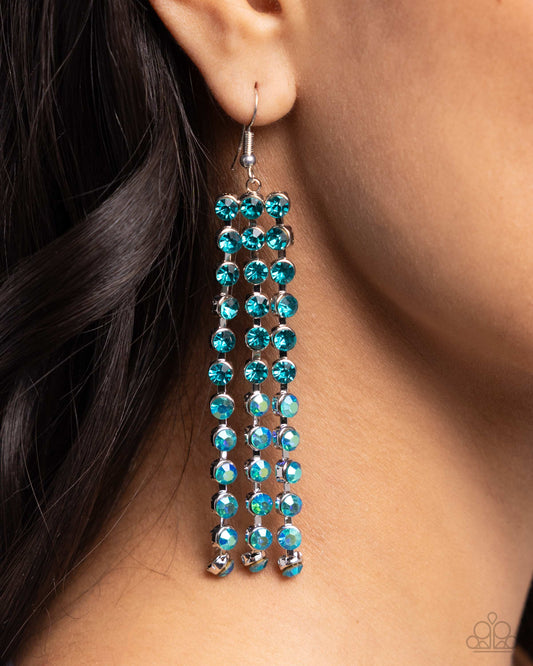 Ombré Occupation Blue Earrings - Jewelry by Bretta