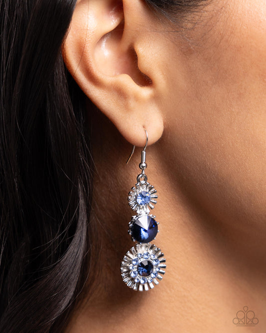 Dedicated Dalliance Blue Earrings - Jewelry by Bretta