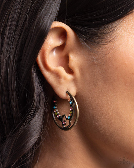 Sympathetic Sweetheart Brass Earrings - Jewelry by Bretta