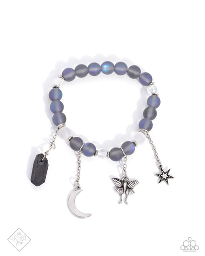 Moth Maestro Blue Bracelet - Jewelry by Bretta