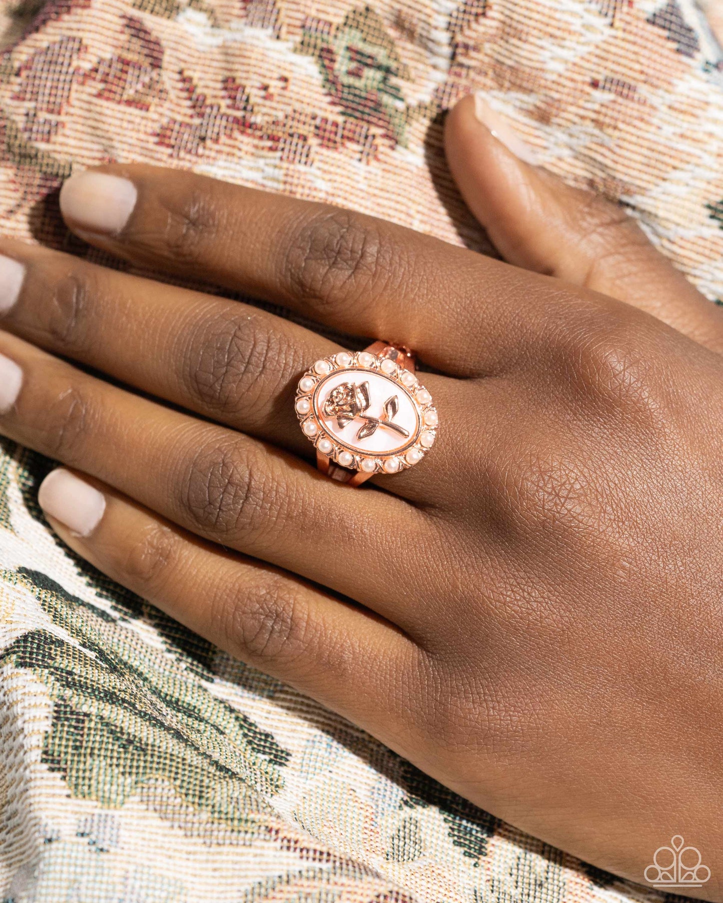 Rosy Reminder Copper Ring 