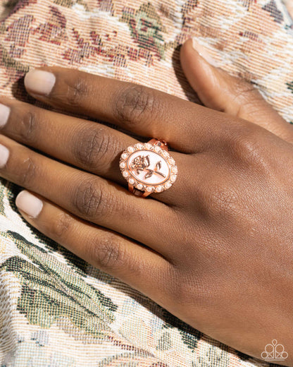 Rosy Reminder Copper Ring 