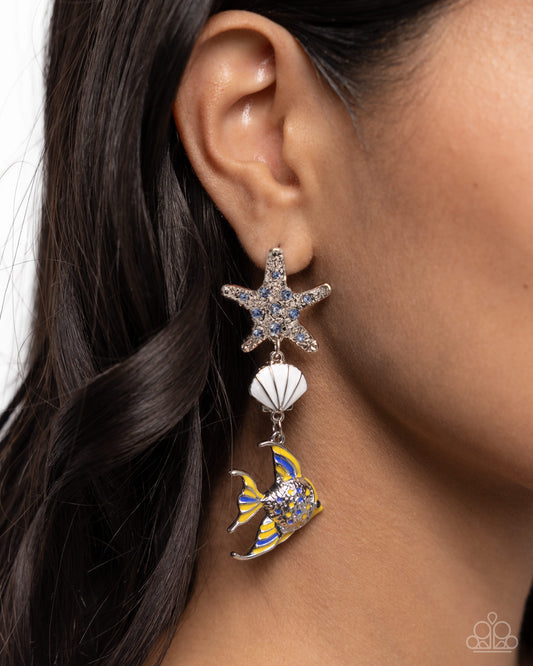 Under the Reef Multi Fish Earrings - Jewelry by Bretta