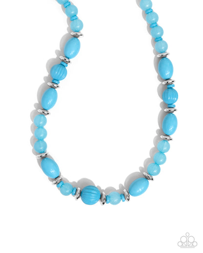 Confidence Cache Blue Necklace - Jewelry by Bretta