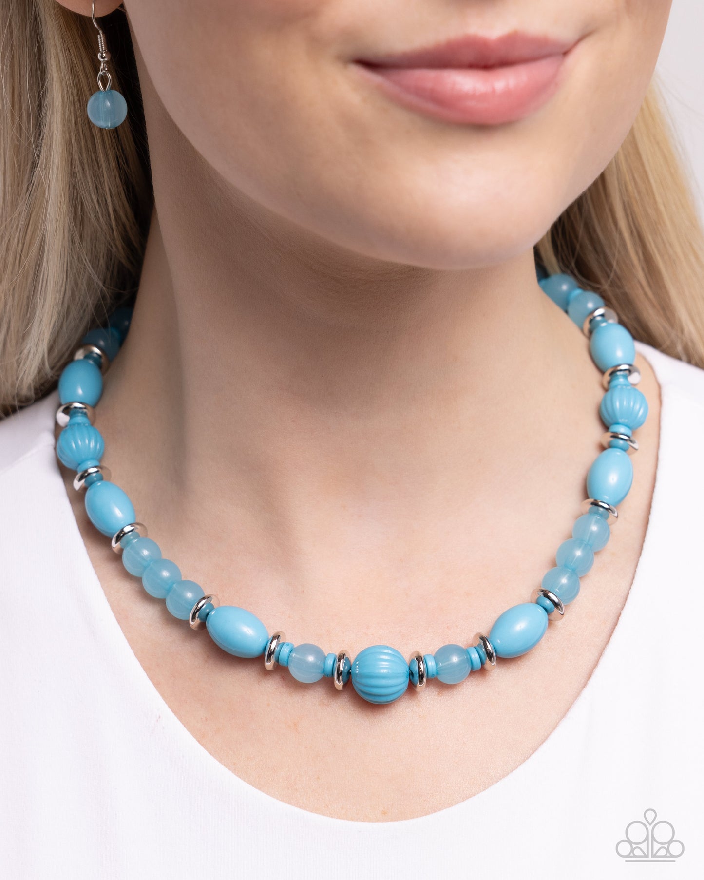 Confidence Cache Blue Necklace - Jewelry by Bretta
