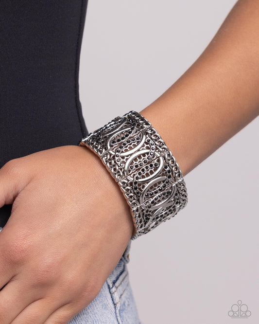 Forged Fashion Black Bracelet - Jewelry by Bretta