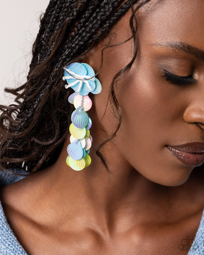 Under the Waves Blue Earrings - Jewelry by Bretta