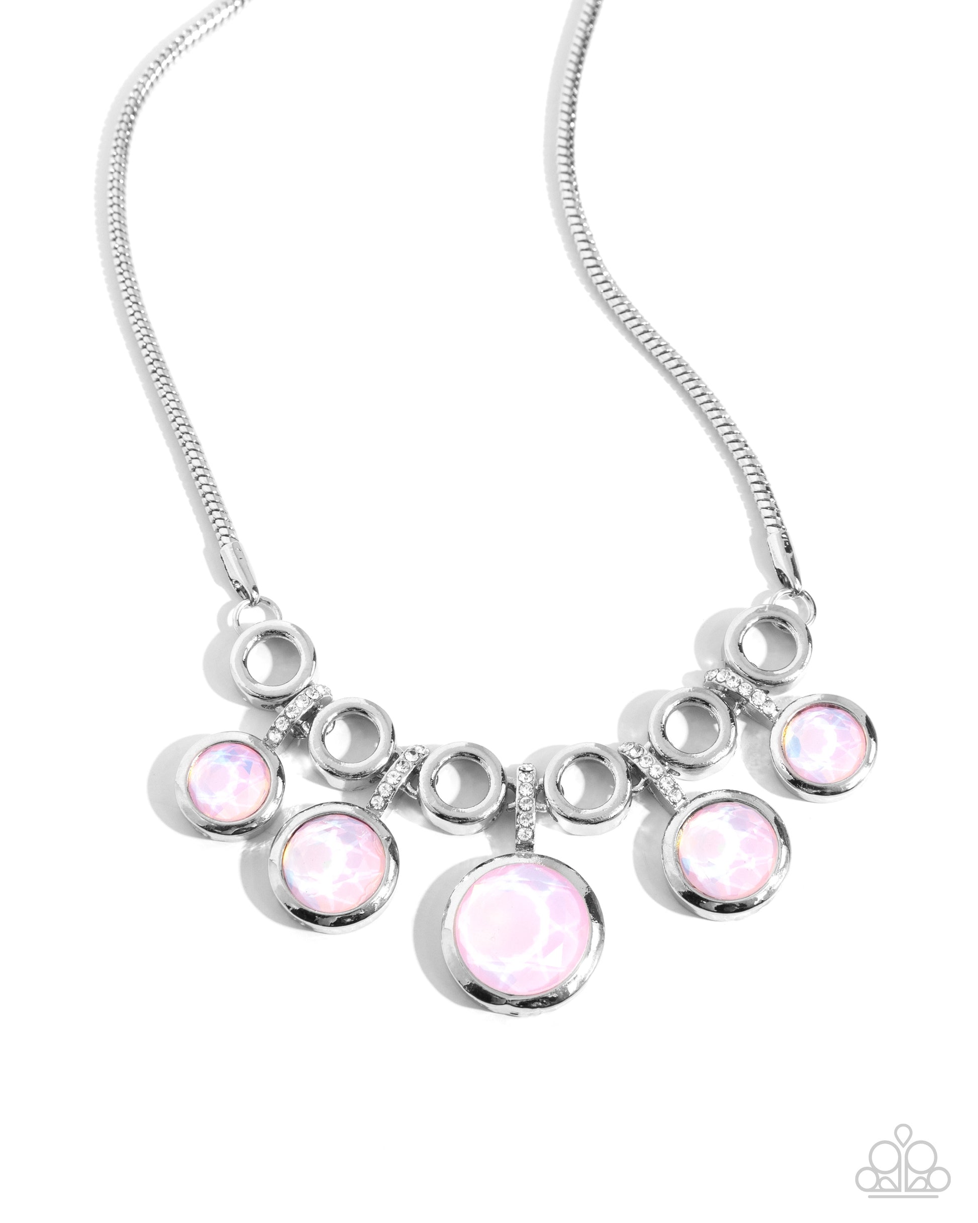 Reflective Rhapsody Pink Necklace - Jewelry by Bretta
